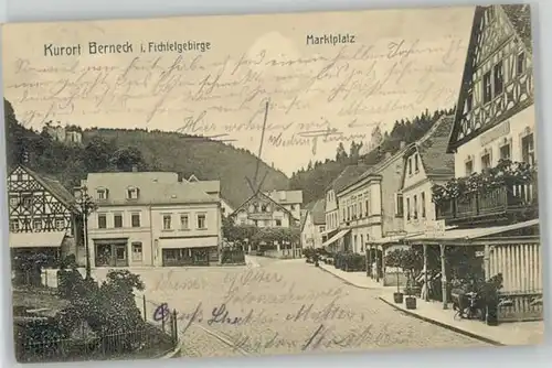 Bad Berneck Marktplatz x 1915