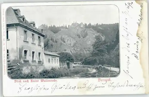 Bad Berneck Ruine Wallenrode x 1902