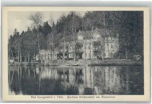 Georgenthal Kurhaus Schuetzenhof Hammersee *