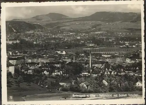 Bodenbach-Tetschen Boehmen Schloss Tetschen /  /