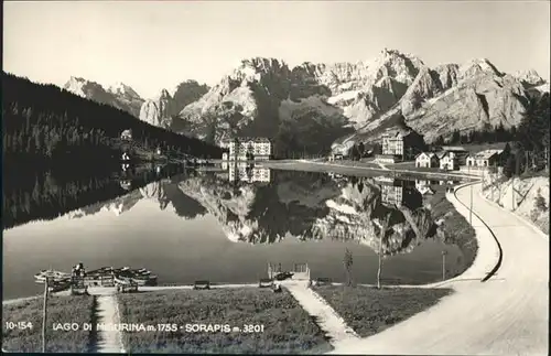 Misurina Lago di Misurina Sorapis / Italien /