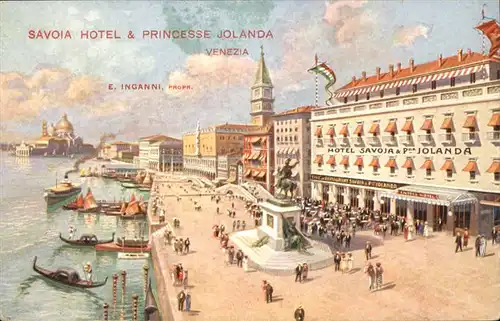 Venezia Venedig Savoia Hotel Princesse Jolanda /  /