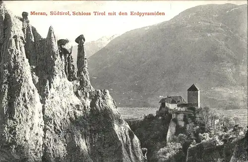 Meran Schloss Tirol Erdpyramiden / Italien /