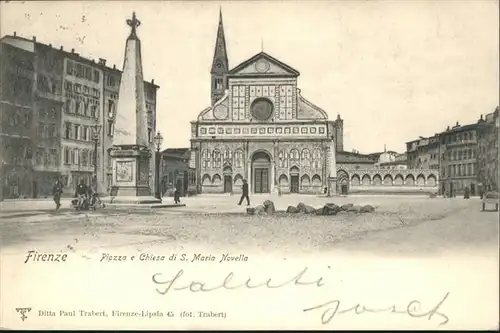 Firenze Toscana Piazza e Chiesa di S. Maria Novella / Firenze /