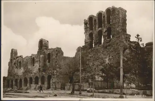 Athen Griechenland Theatre herode Atticus /  /