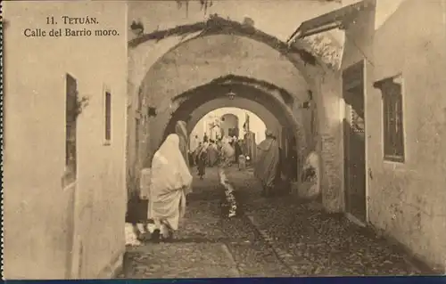 Tetuan Calle del Barrio moro / Marokko /