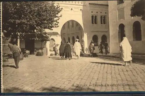 Tetuan Entrada a la calle del Comercio / Marokko /