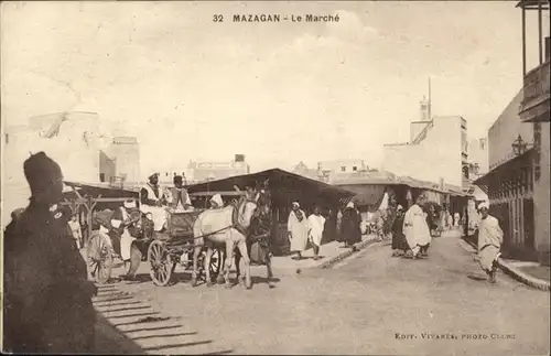 El Jadida Mazagan Le Marche Markt / Marokko /