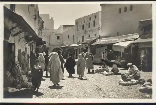 Tetuan Strasse Markt / Marokko /