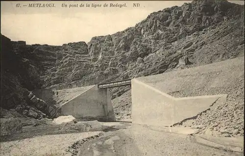 Metlaoui Pont ligne Redeyel / Tunesien /