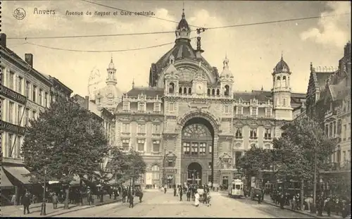 Anvers Antwerpen Avenue Keyser Gare Centrale Strassenbahn  /  /