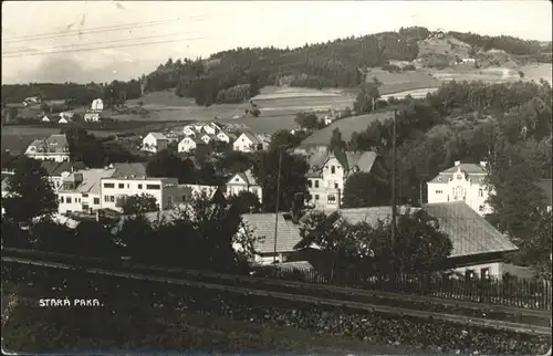 Stara Paka Blick auf Stadt / Tschechische Republik /