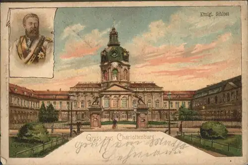 Charlottenburg Koenigl. Schloss / Berlin /Berlin Stadtkreis