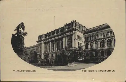 Charlottenburg Technische Hochschule / Berlin /Berlin Stadtkreis