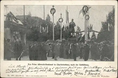 Charlottenburg Prinz Albrecht Denkmal / Berlin /Berlin Stadtkreis