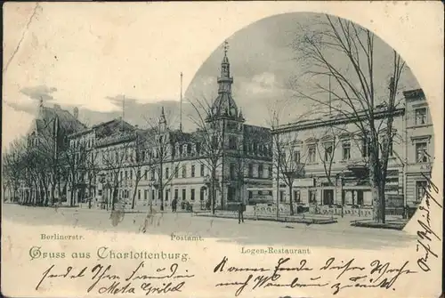 Charlottenburg Logen-Restaurant Postamt / Berlin /Berlin Stadtkreis