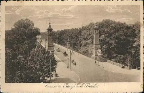 Cannstatt Koenig-Karl-Bruecke / Stuttgart /Stuttgart Stadtkreis