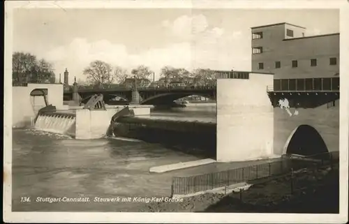 Cannstatt Stauwerk
Koenig-Karl-Bruecke / Stuttgart /Stuttgart Stadtkreis