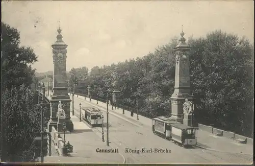 Cannstatt Koenig-Karl-Bruecke / Stuttgart /Stuttgart Stadtkreis