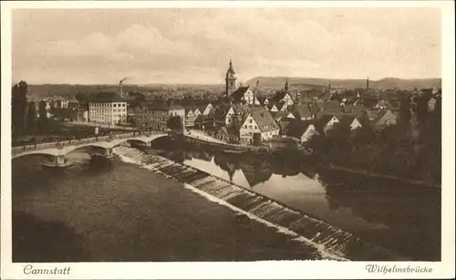 Cannstatt Wilhelmsbruecke / Stuttgart /Stuttgart Stadtkreis