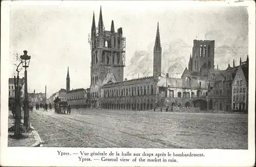 Ypres Ypern West Vlaanderen Halle aux draps  /  /