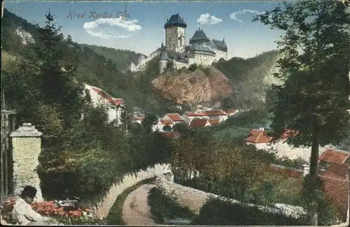 Hrad Karluv Tyn Praha Burg
Panorama / Tschechische Republik /