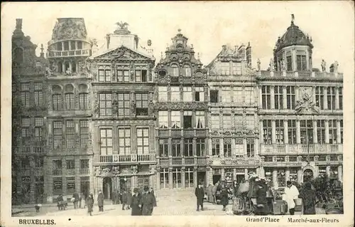 Bruxelles Bruessel Grand Place Marche aux Fleurs /  /