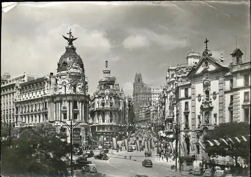 Madrid Spain Calle Alcala / Madrid /