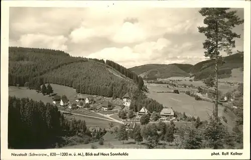 Neustadt Schwarzwald Blick auf Haus Sonnhalde /  /