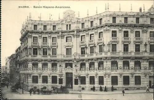 Madrid Spain Banco Hispano Americano / Madrid /