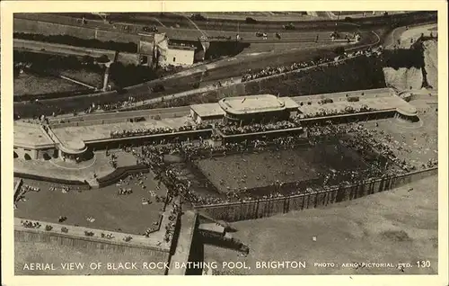 Brighton East Sussex Aerial View of Black Rock Bathing / Brighton East Sussex /