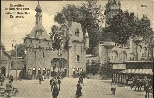 Bruxelles Bruessel Exposition 1910 Porte /  /