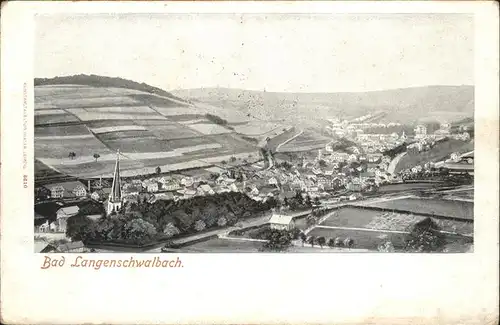 Langenschwalbach Totalansicht / Bad Schwalbach /Rheingau-Taunus-Kreis LKR