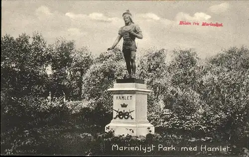 Fredensborg Marienlyst Park med Hamlet / Daenemark /