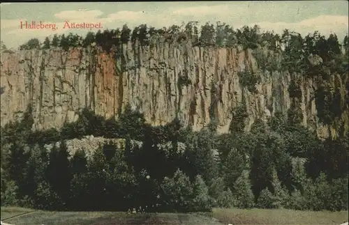 Halleberg aettestupet / Schweden /