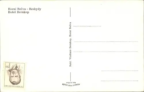 Horni Becva Hotel Bernkop / Tschechische Republik /