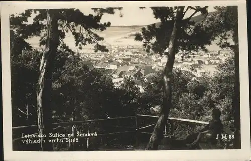 Sumava Boehmerwald Panorama / Tschechische Republik /