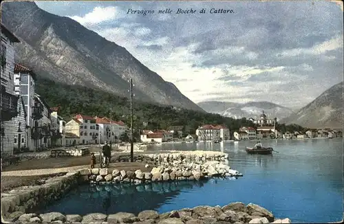 Perzagno Boche di Cattaro Bucht von Kotor 
Cattaro / Kroatien /
