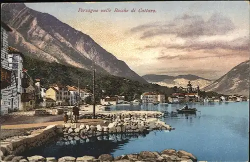 Perzagno Boche di Cattaro Panorama / Kroatien /