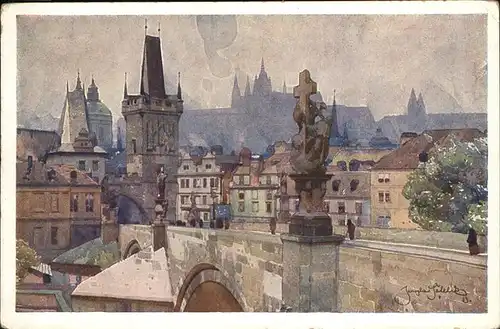 Mala Strana Praha Aquarell
Malastranske (Stadtteil Prag) / Tschechische Republik /