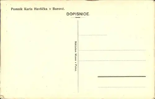 Havlickova Borova Pomnik Karla Havlicka v Borove / Havlickova Borova /Havlickuv Brod