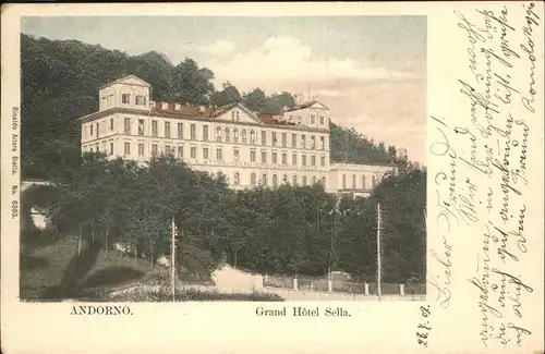 Andorno Micca Biella Piemont Grand Hotel Sella / Italien /