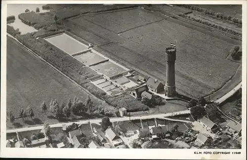 Waterleiding Lekkerkerk Fliegeraufnahme  / Niederlande /