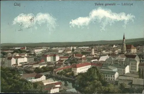 Klausenburg Panorama / Rumaenien /