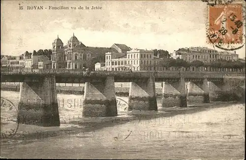 Royan Charente-Maritime Foncillon vu de la Jetee / Poitiers-Charentes /Arrond. de Poitiers
