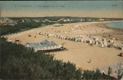 Royan Charente-Maritime vue generale Plage / Poitiers-Charentes /Arrond. de Poitiers