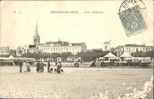 Royan Charente-Maritime les Bains Cabines / Poitiers-Charentes /Arrond. de Poitiers