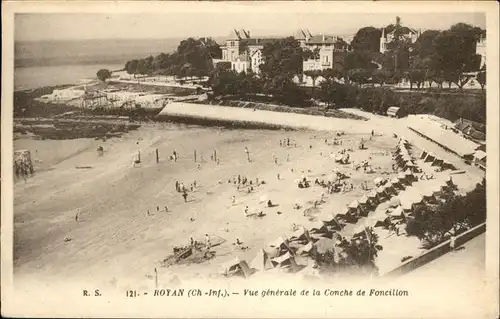 Royan Charente-Maritime Vue generale Conche Foncillon / Poitiers-Charentes /Arrond. de Poitiers