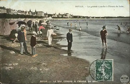 Royan Charente-Maritime grande Conche Pheure du bain / Poitiers-Charentes /Arrond. de Poitiers