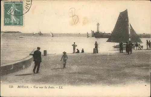 Royan Charente-Maritime sur la Jetee / Poitiers-Charentes /Arrond. de Poitiers